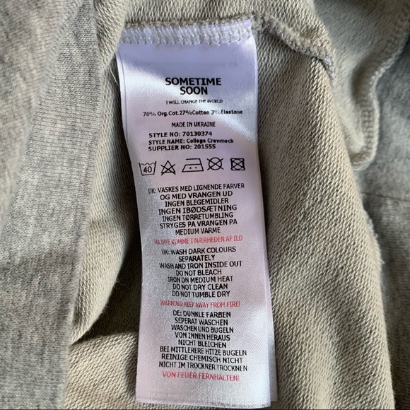 Sometime Soon Boy’s College Crewneck Sweatshirt - Picture 7 of 7